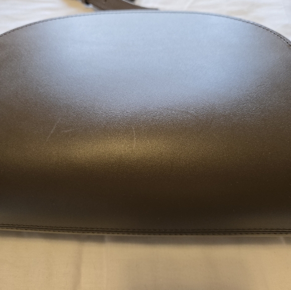 A.P.C. Rue Madame Paris Demi Lune Bag. Taupe Brown - Picture 7 of 14